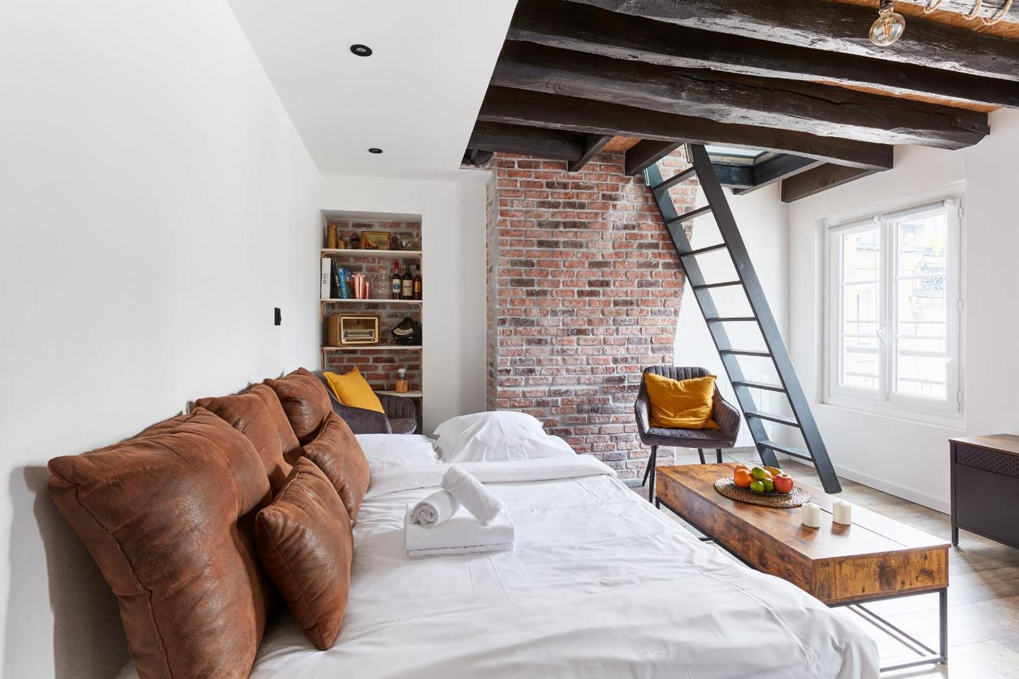 Central 1Br Room Space Paris Extérieur photo