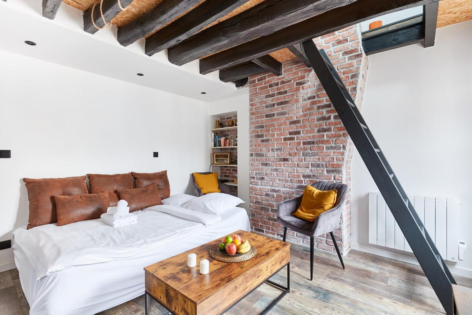 Central 1Br Room Space Paris Extérieur photo